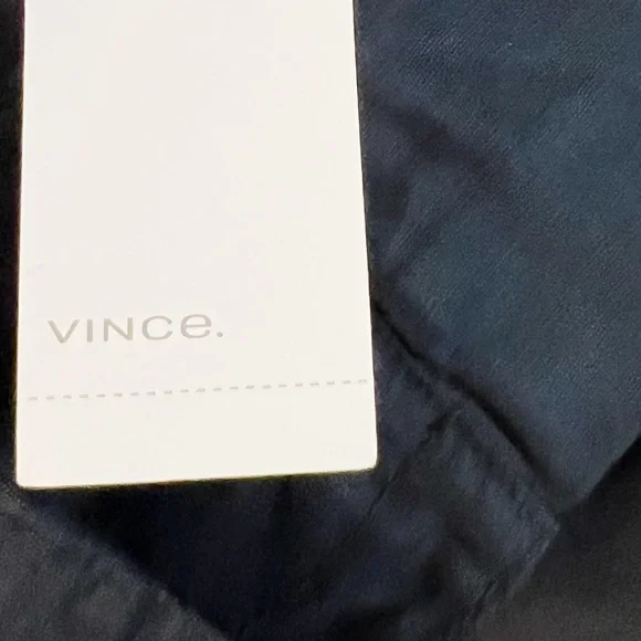 Vince Linen Blend Slouchy Utility Drawstring Shorts, Pockets, Size Small NWT - Picture 9 of 11